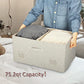Storage Bins with Lids Fabric Closet Organizers Cubes Office Organization