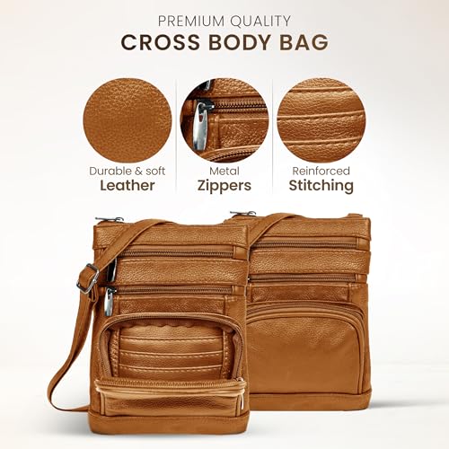 leather Crossbody Purses for Women