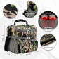 Double Layer Cooler Insulated Lunch Bag Adult Lunch Box Large Tote Bag for Men (Forest)