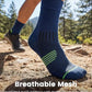 3 Pairs Running Compression Socks for Men & Women Crew Socks with Cushion (3 Count)