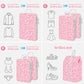 6 Set Compression Packing Cubes