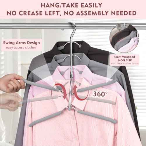 Space Saving Clothes Hangers (3 Count)