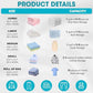15 Pack Vacuum Storage Bags with Electric Pump (15 Count)
