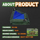 8x8 Feet Tarps Heavy Duty Waterproof 10.5 Mil Outdoor Small Tarp