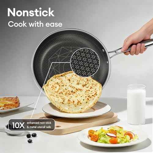 Hybrid Stainless Steel Cookware Set (8 Count)