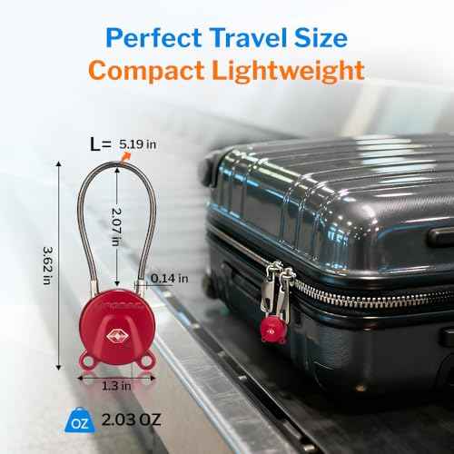 TSA Approved Key Luggage Locks