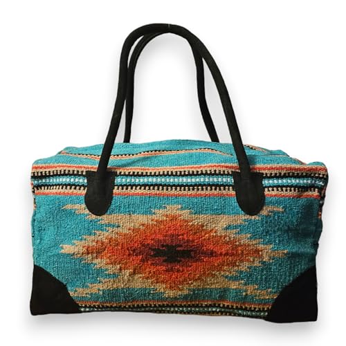 Southwestern Large Weekender Travel Bag Western Duffle Bag Boho Travel Bag