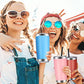 20oz Tumbler with Lid and Straw Stainless Steel Tumbler Cup Bulk Vacuum Insulated Double Wall Travel Coffee Mug Powder Coated Coffee Cup (6 Count)
