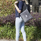 Premium Soft Long Travel Blanket Pillow Airplane Large Size Gray