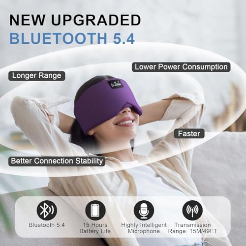 Bluetooth 5.4 Sleep Mask