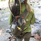 M MAXIMUMCATCH Maxcatch Fly Fishing Sling Pack Tackle Storage Shoulder Bag for Outdoor Fishing Hiking Hunting