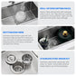 25×18 Drop In Workstation Sink with Cutting Board & Accessories