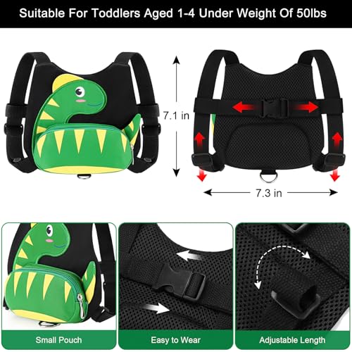 Toddler Harness Leash + Anti Lost Wrist Link
