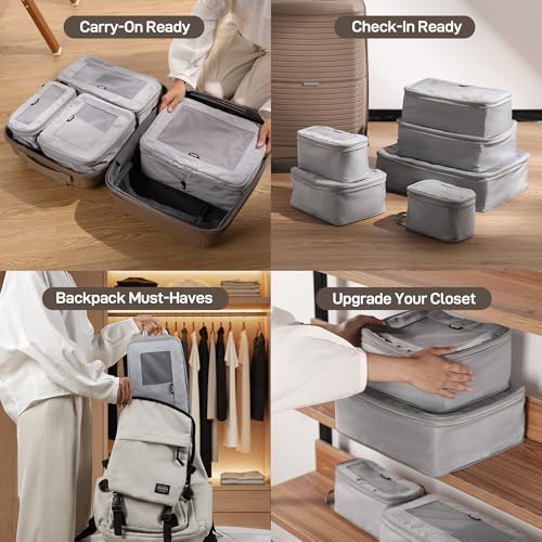 TripCozy Compression Packing Cubes