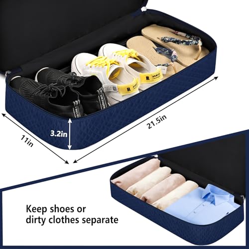 Weekender Bag for Women 21.5" Travel Duffel Large Carry On Bag 3PCS (3 Count)