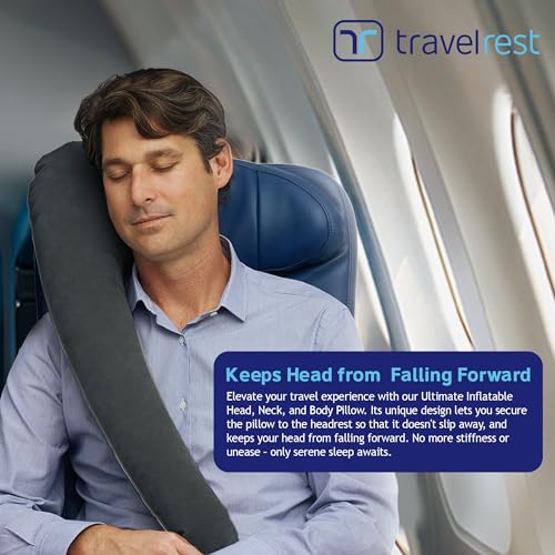 Ultimate Inflatable Travel Pillow for Neck & Body