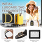Personalized Initial Luggage Tags for Suitcase TSA Approved