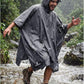 Adult Rain Poncho Waterproof Hooded Raincoat Lightweight Packable
