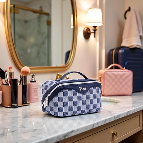 Travel Makeup Bag Cosmetic Bags for Women (3 Count)