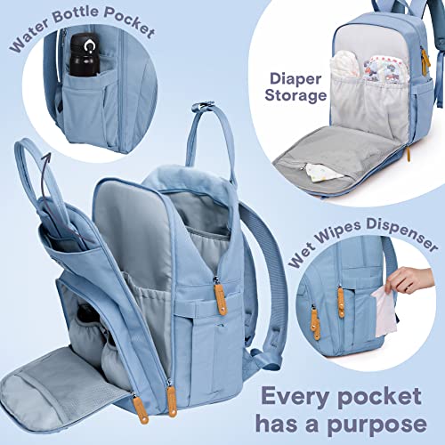 Baby Diaper Bag Backpack with Changing Pad