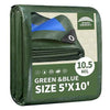 5x10 Feet Tarps Heavy Duty Waterproof 10.5 Mil Outdoor Small Tarp