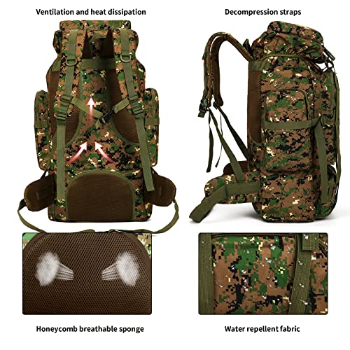 Hiking Backpack for Men 70L