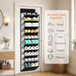 10 Tier Over Door Mesh Shoe Organizer with Large Deep Pockets