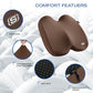 Seat Cushion Ergonomic Memory Foam Cushion for Long Sitting Hours on Office & Home Chair