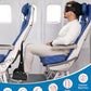 Travel Pillow with Seat Strap Combo Airplane Foot Hammock Set (2 Count)
