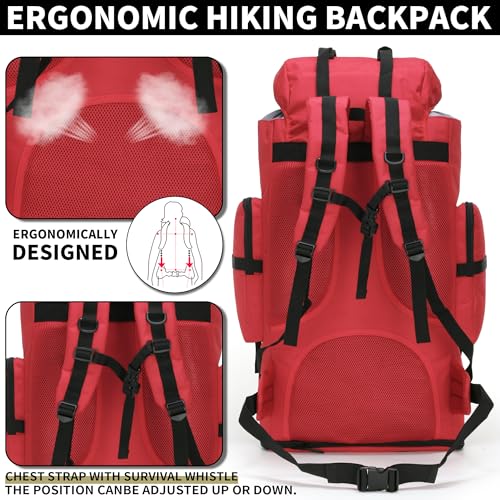 Hiking Backpack for Men 70L