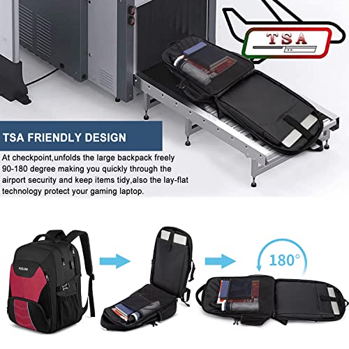 Extra Large Travel Laptop Backpack for Men 55L