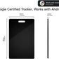 Android Smart Item Tracker Locator - SEVEN SWAN Bluetooth for Google Finder Card with Wireless Charging & 3-Month Battery for Credit Cards Black