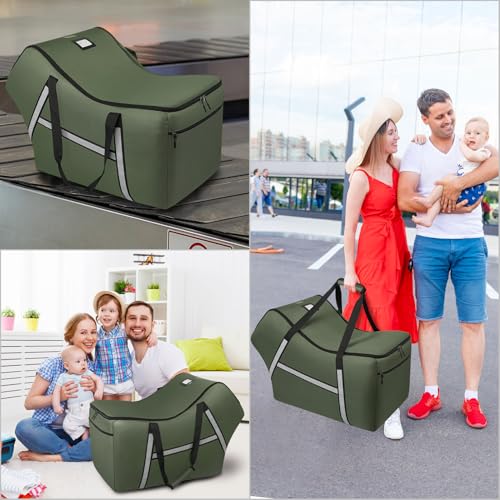 Infant Car Seat Travel Bag for Airplane Compatible with All Nuna Pipa Car Seat and Base