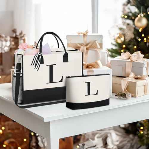 Personalized Initial Tote Bag