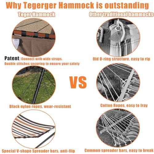 12FT 2 Person Hammock with Stand V