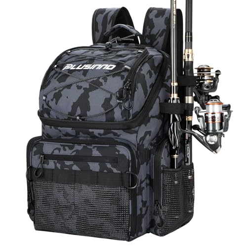 Fishing Backpack with Rod Holders & Cooler