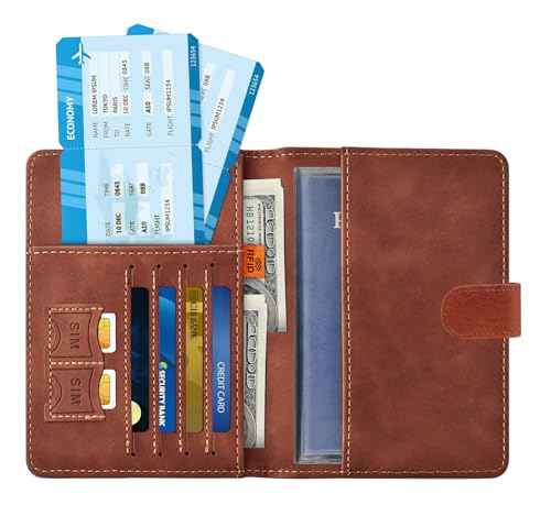 3 Pack Passport Holder + 2 PVC Covers (3 Count)
