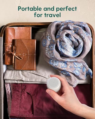 Portable White Noise Machine + Travel Case in Grey