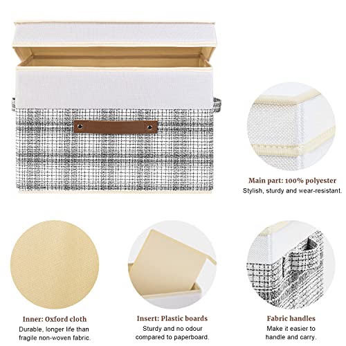 Collapsible Storage Bins with Lids (5 Count)