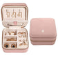 Travel Jewelry Organizer Boxes for Women Small Portable Necklace Earrings Bracelet Rings Travel Case Best Friend Birthday Gifts for Women Trendy