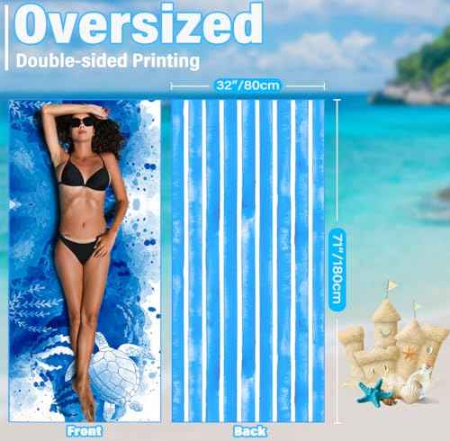 Microfiber Beach Towel (2 Count)