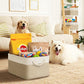 15.7" x 12" Wide & Low Fabric Storage Bin (3 Count)
