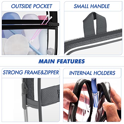 TSA Approved Toiletry Bag with Pocket