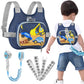 Toddler Harness Leash + Reflective Anti Lost Wrist Link