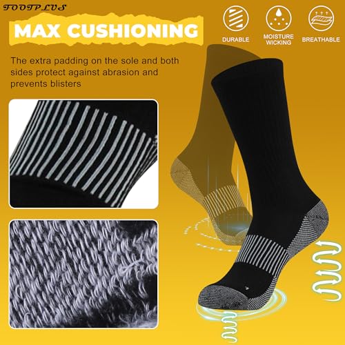 6 Pairs Copper Running Socks (6 Count)