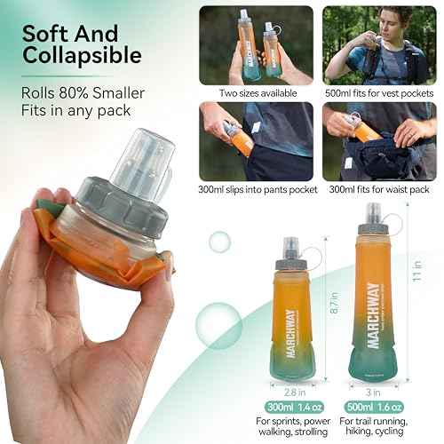 Soft Hydration Flask with Wide Mouth (2 Count)
