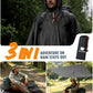 Hooded Rain Poncho for Adult Waterproof Lightweight Raincoat