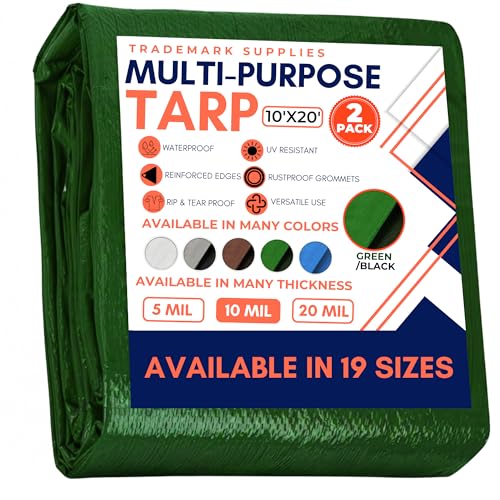 Large Waterproof Tarp (400 Sq Ft)