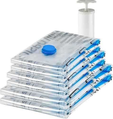 Vacuum Storage Bags for Clothing (6 Count)