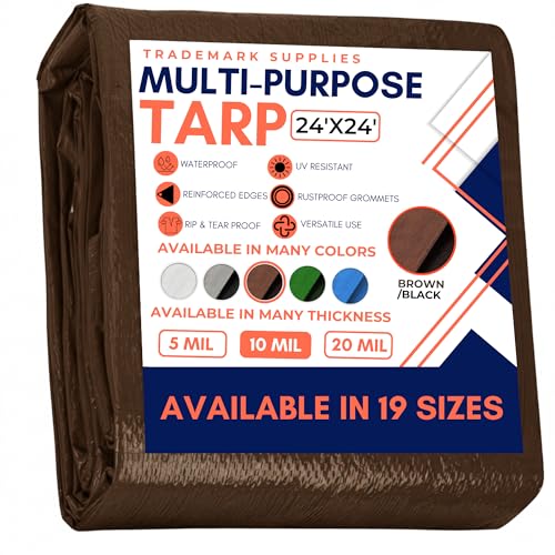 Large Waterproof Tarp (576 Sq Ft)